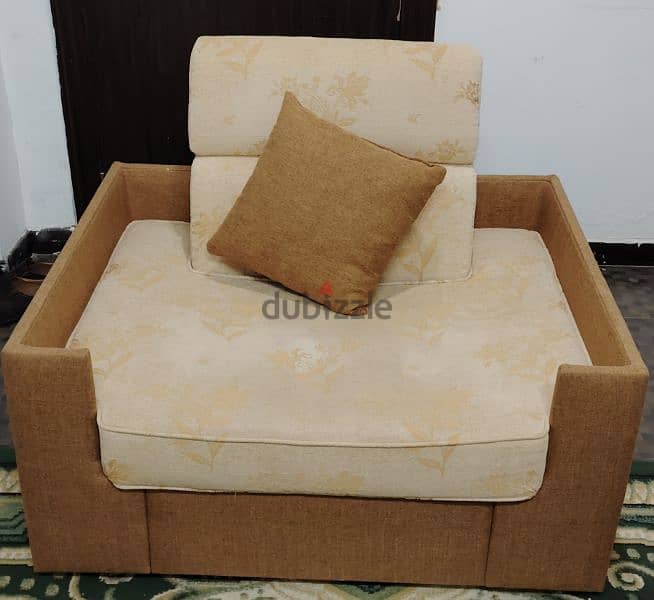 5 Seater Sofa set, Double size Bed, Cupboard for Sale 2