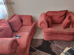 Sofa set (2 seater -1 , Sigle seater 2)