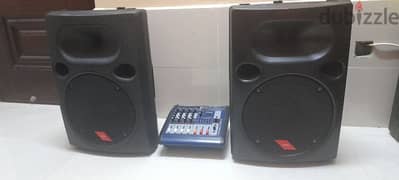 power mixer USB, Bluetooth  and Italy 2 speakers