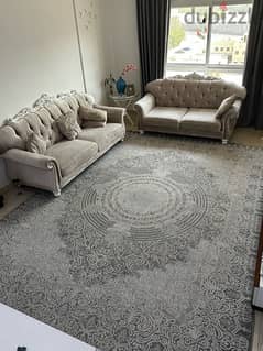 Santiago carpet in light grey