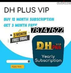 all IP TV subscription+ 12 month + 3 months subscription