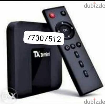 New 5G Tv Box with 1Year subscription