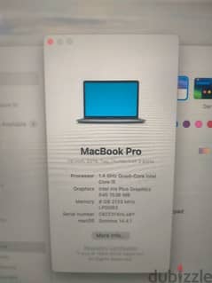 MacBook pro 2019 Core i5 -8gb Ram 128gb ssd Touch bar
