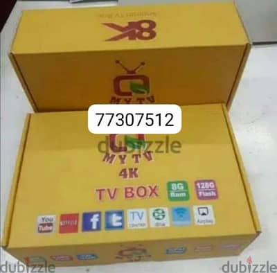 MYTV 4K Tv box with 1Year subscrtion.