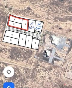 3 أراضي سكنية شبك مساحات كبيرة للبيع في ولاية عبري الدريز حي المعمورة