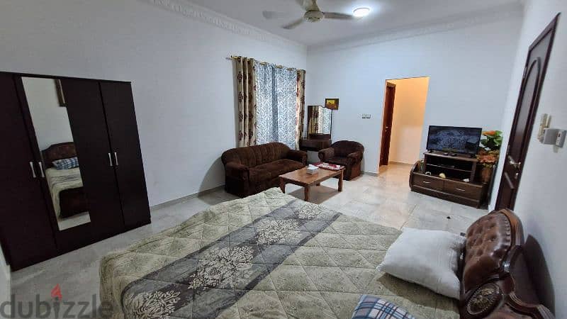 استوديو مؤثث بالكامل للايجار في العذيبة Studio for rent in Al aziba 6