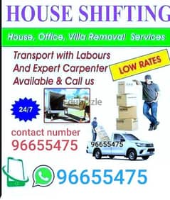 House shiffting Experience carpenters services