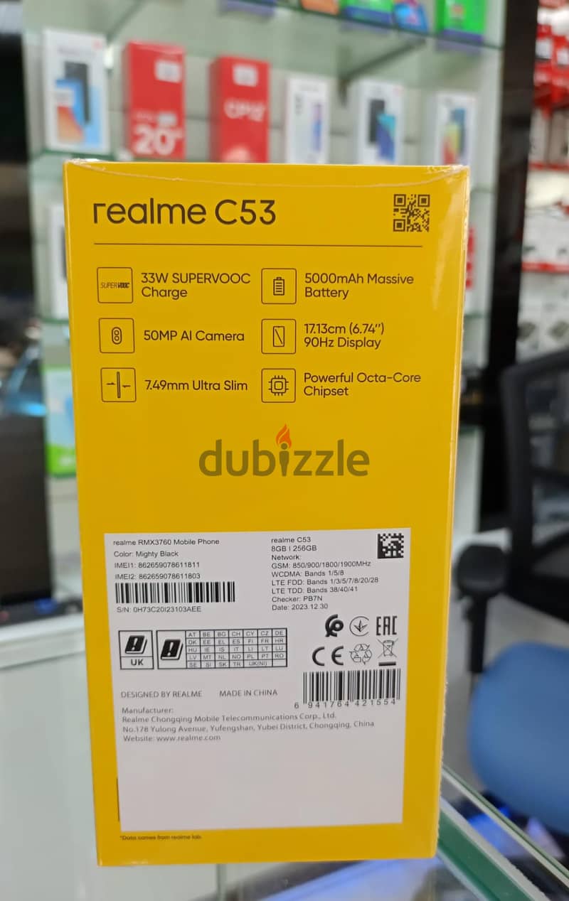 Realme C53 Smartphone (8GB / 256GB) Brand New Mobile 1