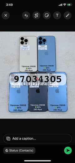iPhone 13promax 256GB 90% above battery clean condition good