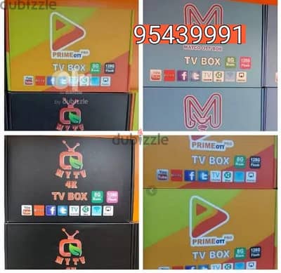 Yellow model android smart Box all country Channel work with 1YEAR Sub