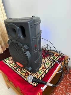 Max Speaker with shure wired mike