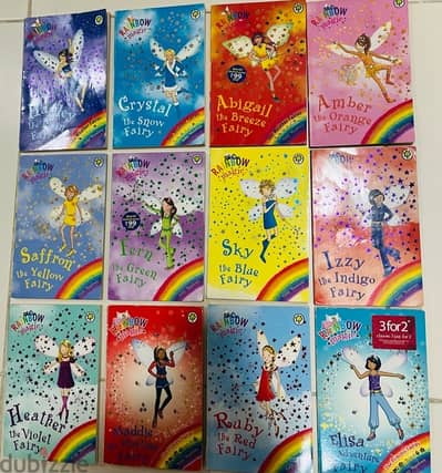 1 OMR EACH - RAINBOW FAIRIES BOOKS FOR KIDS