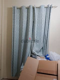curtains with rod 0