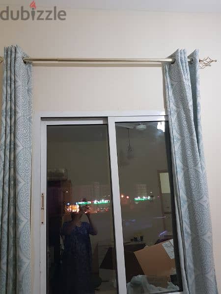 curtains with rod 1