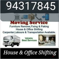 Muscat Mover carpenter house shiffting TV curtains furniture fixing