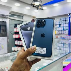 iPhone 15 pro max 256Gb blue titanium 9 months apple warranty 0
