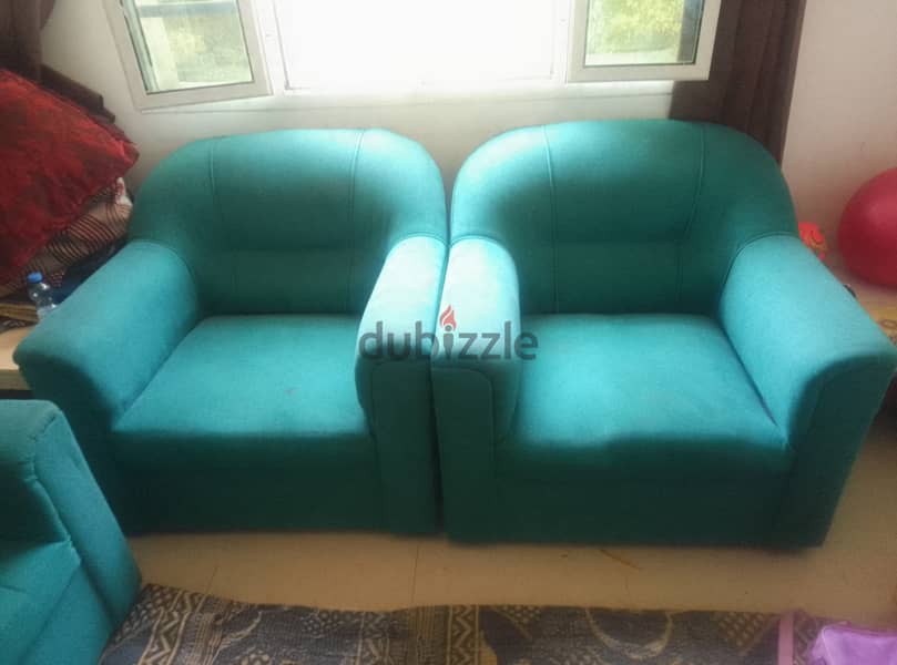 Good condition used 5seater sofa in 40/ OMR 1