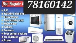 Ac, Freeze, Washing Machine, all service's available