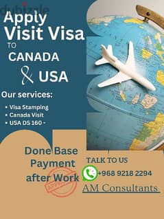 Canada, US, Europe and Japan Visa- Done Base