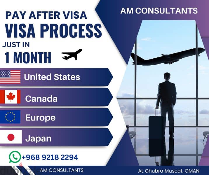 Canada, US, Europe and Japan Visa- Done Base 1