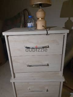 2 Bedside Chest of 2 drawers each  54 x 66cm