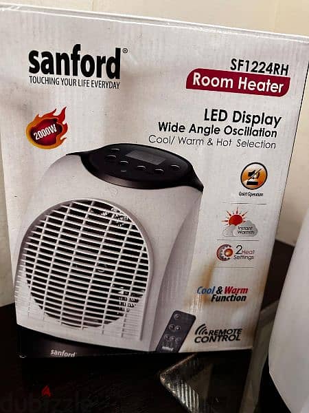 Sanford Fan powerful Heating and Cooling with Remote 3