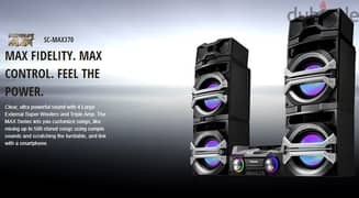 SC MAX370 DJ/EVENT HOSTING SPEAKER SYSTEM