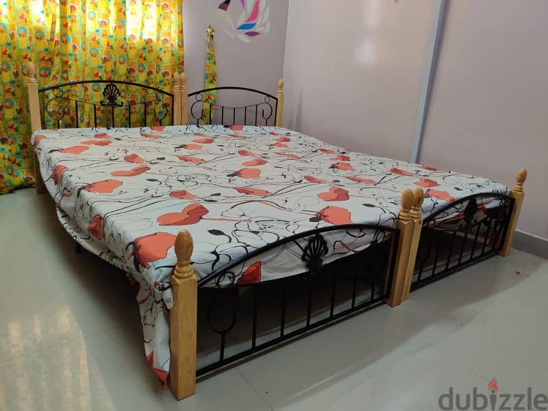 Bed Cot and Mattress 1