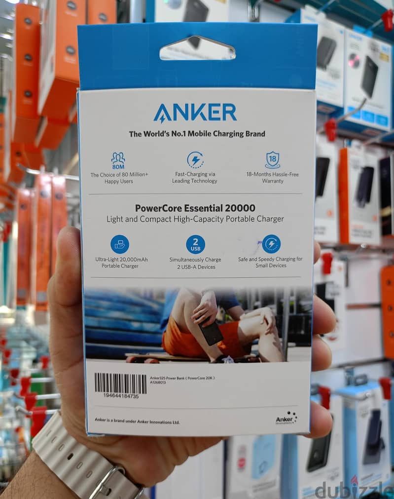 Anker Lightweight With Plenty Of Power Bank - Brand New 1