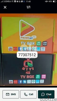 New tv Box with One year subscription 0