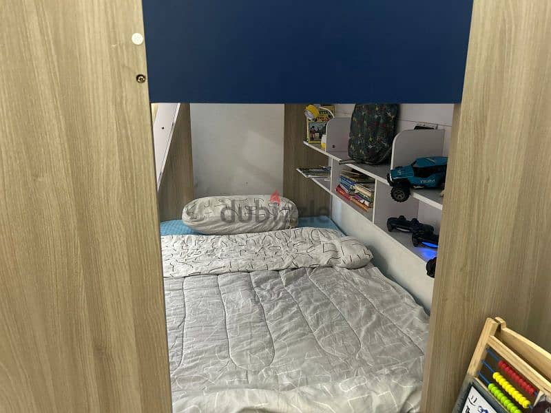 bunk bed w/storage and mattress 4
