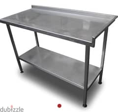 2 meters stainless steel table 0