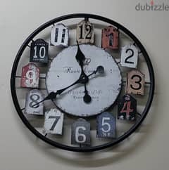 ADV-6- Wall Clock -Haute-Home Centre-51 cm-Black Colour