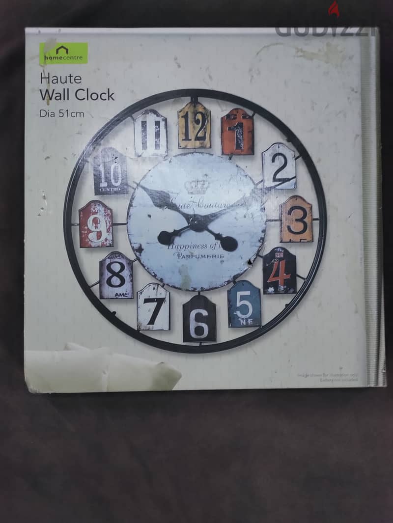 ADV-6- Wall Clock -Haute-Home Centre-51 cm-Black Colour 5