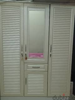 wardrobes and double cot with bed for immediate sale
