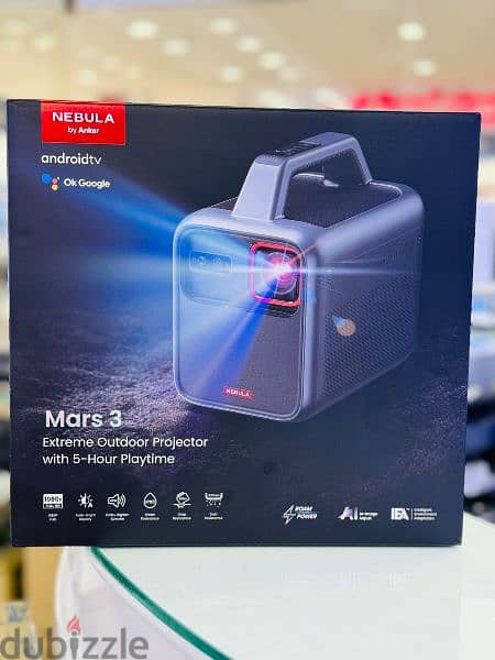 NEBULA MARS 3 EXTREME OUTDOOR PORTABLE PROJECTOR 5H PLAYTIME 3
