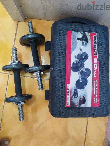 For Sale Unused 20kg Dumble set 0