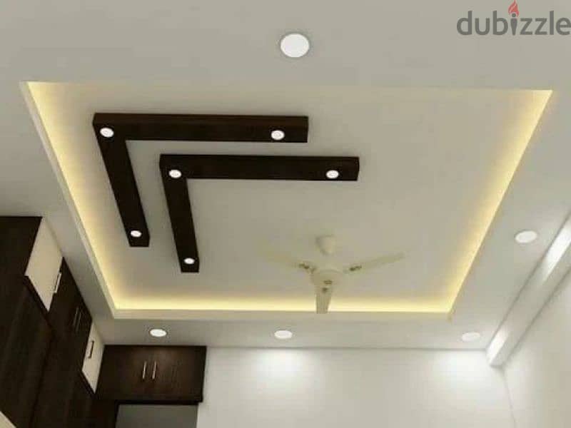 we do all type of painting work ,interior designing and gypsum board 0