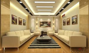 we are doing gypsum ceiling gypsum partition all kind design of work