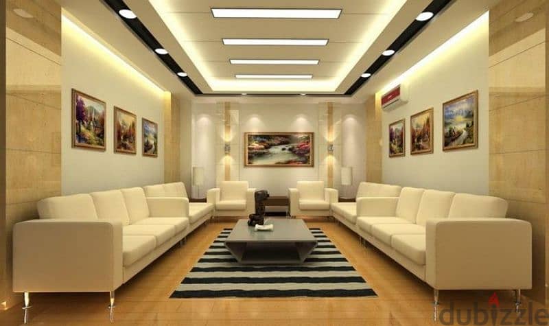 we are doing gypsum ceiling gypsum partition all kind design of work 0