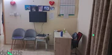Single bedroom with toilet for working women furnished 0