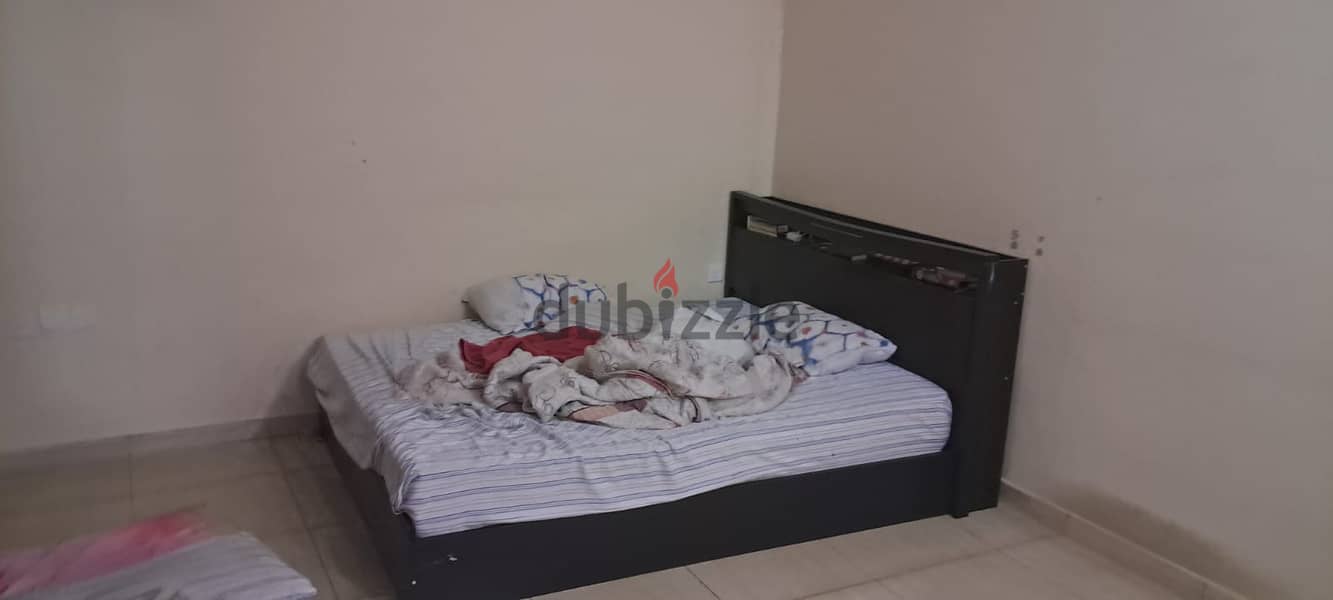 Single bedroom with toilet for working women furnished 1