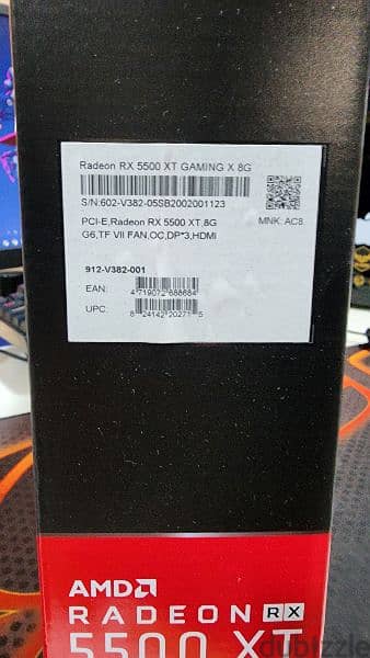 GPU - AMD RADEON RX 5500 XT 8BG 2