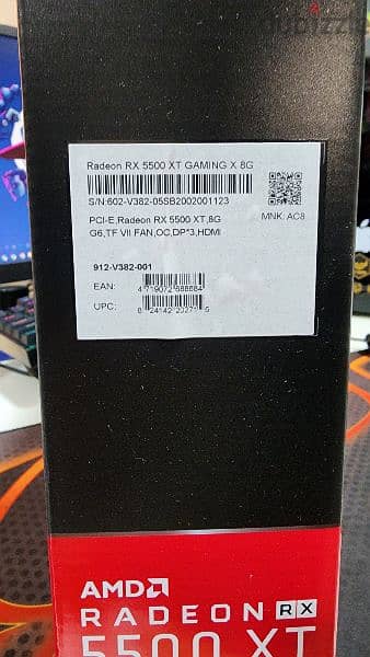 GPU - AMD RADEON RX 5500 XT 8BG 3