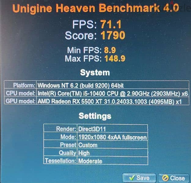 GPU - AMD RADEON RX 5500 XT 8BG 11