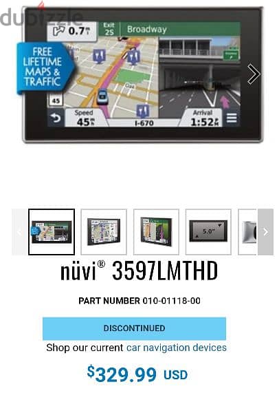 Garmin GPS NUVi 3597 5 inch 4