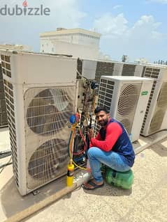 All ac gas charge with service