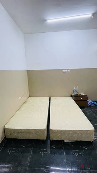 Bed with (Free mattress ) 1