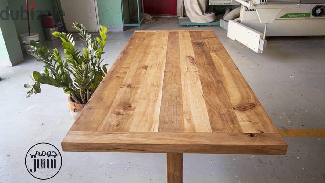 Custom woodwork kitchen closet table 2