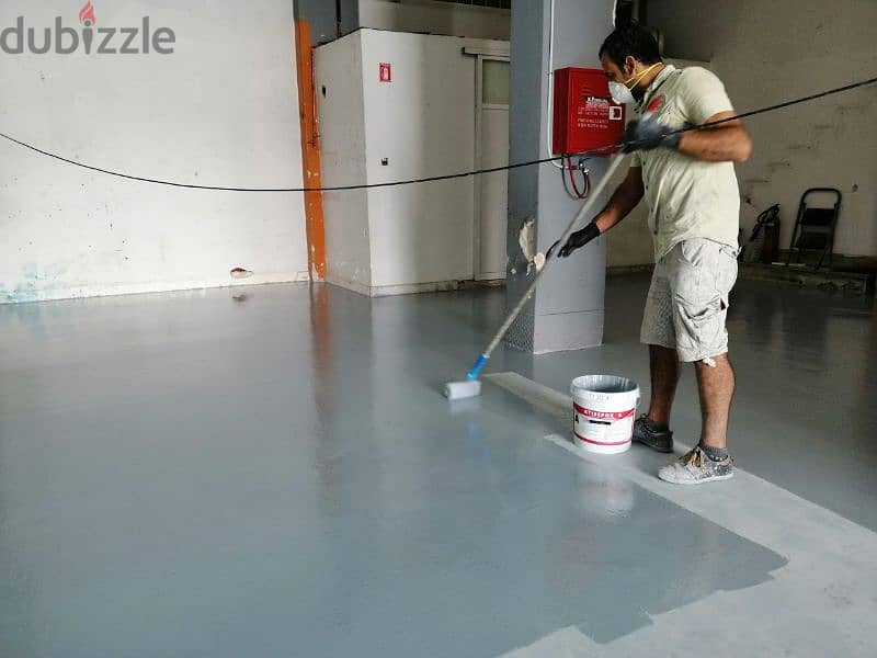epoxy flooring  we do we have professional team for painting 2